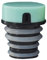 SZLIFE Bidet portatile per toilette, mini tappo attaccabile, spruzzatore bidet per campeggio per campeggio per campeggio per campeggio, Verde