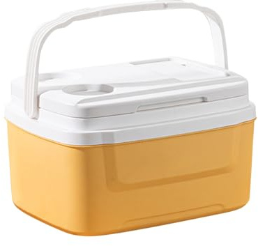 Generisch Camping Kühlboxen | 8 Liter Auto Kühlbox Tragbarer Gefrierschrank Mit Tragegriff | Wasserdichter Tragbarer Mini-Kühlschrank Mit Griff & Großem Fassungsvermögen Für Picknick, Angeln Und