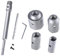Kits Sciage Trou Béton 30 Mm 40 Mm 50 Mm 65 Mm Bites Perceuse Murs Poignée Ronde Roule Connexion Pour Le Ciment Brique En Béton