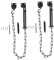 Sewroro 2Set Catena per Porta con Maniglia Americana Catena Sicurezza e Resistente Urti Protezione e Design Elegante per La Tua Casa