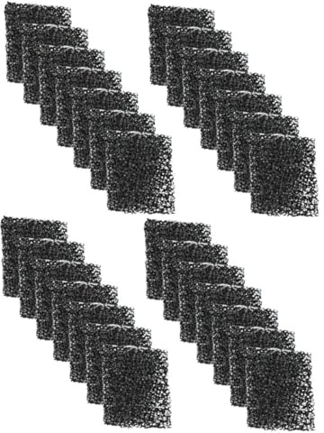 CLISPEED 90pcs Replacement Greenhouse Water Fountain Filter Sponges Pump Accessories Prevent Debris Blockage Remove Odors for Watering Pump Purifying