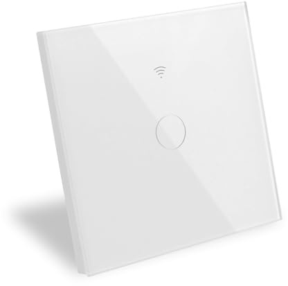 Interrupteur WIFI Connecté Gs 1 GanMural Interrupteur Tactile Intelligent, compatible Alexa Tuya Smart Life