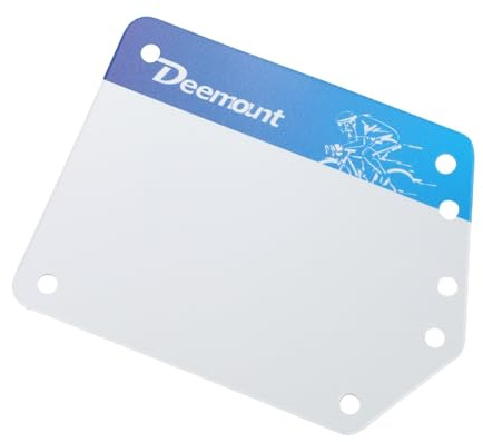 Violiica Nummernschild für Fahrrad-Rennen, leichtes und stabiles PVC-Material für die meisten Mountainbikes und Straßen, für Fahrradsattelstützen, 112 x 82 x 68 mm