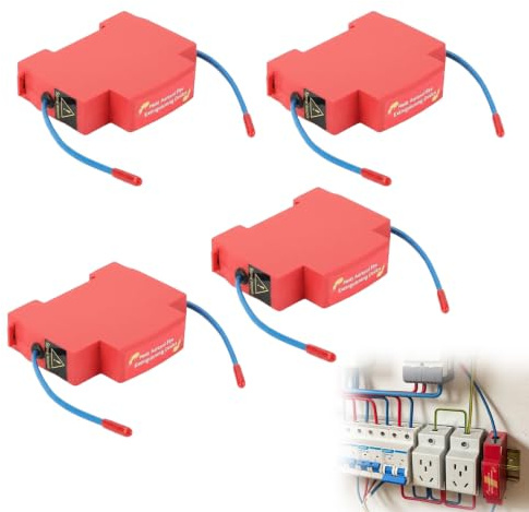 Extinction Automatique Dispositif, Extincteur Tableau Electrique, d'Incendie par Aérosol pour Tableau Électrique, Rail DIN, Système d'Extinction Compact pour Systèmes de Stockage d'Énergie