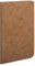 Clairefontaine 73416C Collection Age Bag A Stapled Tobacco Notebook - 9x14 cm - 96 Lined Pages - 90 g White Paper - Glossy Cardboard Leather Grain Cover