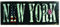 Out of the blue 810604 Holz-Schild, Vintage Look, New York