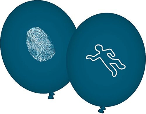 DH-Konzept 8 Luftballons * DETEKTIVE * für Party und Geburtstag // Kindergeburtstag Mottoparty Ballon Ballons Sherlock Holmes