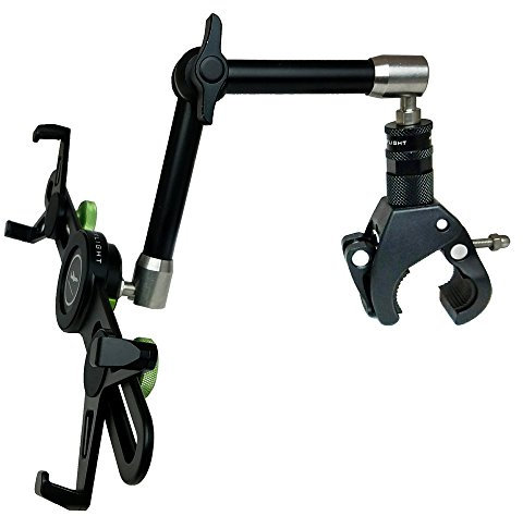MYGOFLIGHT Flex Yoke Gelenkarm Sport Halterung und Universal Wiege Kit für jedes 7-11 Zoll iPad Mini Air Pro Android Tablet PC Flugzeug Auto RV LKW Boot Lenkrad Armaturenbrett Montage