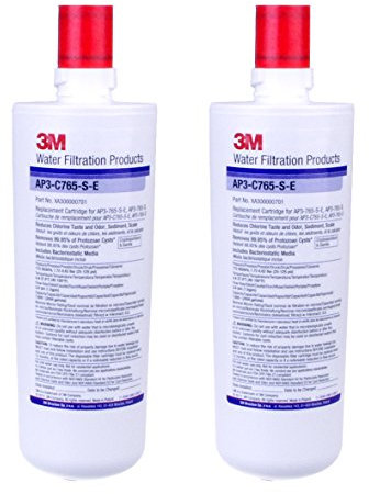 3M AP3-C765S-E - Filtro dell'acqua originale con misuratore di calcare, 2 pezzi