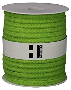 Hummelt® Baumwollseil Baumwollkordel (H) 8mm 20m grün auf Rolle