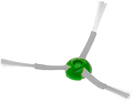vhbw brosse latérale de rechange compatible avec iRobot Roomba E5, E6, E7, i7, i7 Plus, i7+ robot aspirateur - blanc/vert
