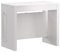 Iconico Home Zoom Table Console Extensible, Plastique, Blanc Mat, 90x47xh76