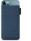 Adore June Handytasche Classic Recycled Blau kompatibel mit iPhone 13 Pro Max/iPhone 12 Pro Max, Moderne Nachhaltige R-PES Stoffe, Made in Europe