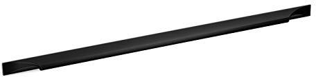 SOTECH Schüco Möbelgriff CURL 584 mm schwarz eloxiert Designgriff Türgriff BA 3 x 160 mm