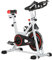 HOMCOM Cyclette da Casa con Resistenza Regolabile, Fitness Cyclette da Camera Professionale Silenzioso con Manubrio e Sella Regolabile, Vassoio Portaoggetti, Monitor LCD, Portabottiglie, Ruote, Bianco