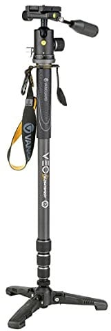VANGUARD VEO 2S CM-264TBP120T Carbon Monopod with Tri-Feet and Ball/Pan Head