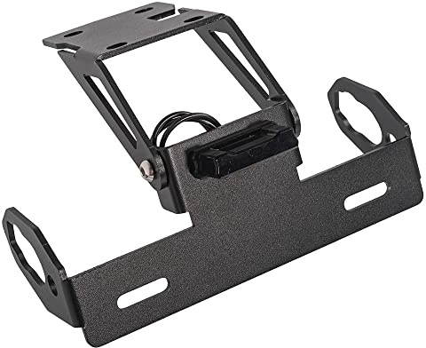 Kennzeichenhalterung für Motorrad-Heck, aus Aluminium, für Z650/Ninja 650 2017-2020, Schwarz