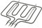 Place4parts Compatible Oven Grill Element for STOVES 720EMA 900EMA 900EF DF600SIDOM EF600A EL616 916