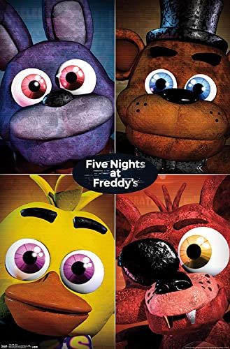 Blue Throat Trident Collection Five Nights at Freddy's – Quad-Poster, 30,5 x 45,7 cm