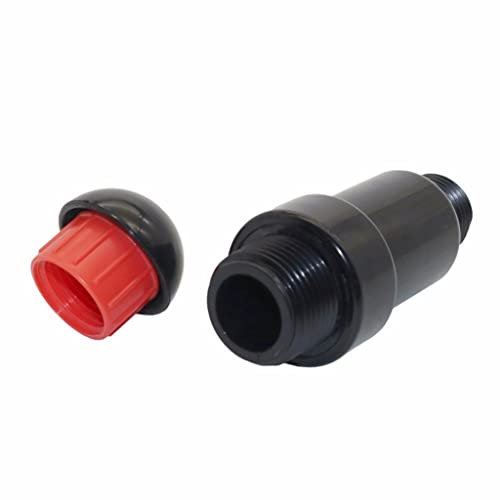 EVANEM Automatisches Entlüftungsventil, Wasserleitung, for Gartenpflanzen-Bewässerungssystem, Mini-Auslassventil, Wasserleitungsanschluss (Size : 1'')