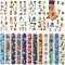 TZQFROCE 22 Stück Piraten Party Mitgebsel 22 Stück Piraten Deko Kindergeburtstag Pirat Schnapparmband Sticker Set Piraten Slap Armbänder Piraten Geburtstag Deko für Kindergeburtstag Geschenke