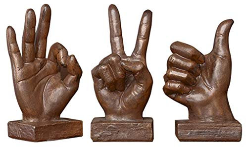 vkeid Europäische Kreative Finger Ornamente Harz Handwerk Desktop Dekor Hause Dekorationen Wohnzimmer Vintage Einrichtung Geschenk