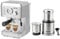GEEPAS 1140W Espresso & Cappuccino Coffee Machine & 200W Coffee Grinder Combo Set | Milk Frother, 1.8L Water Tank | Electric Wet & Dry Food Processor Mill for Spice Nuts Chutney, 75g Detachable Bowl