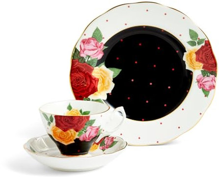Royal Albert 1072625 TeaSet, Fine Bone China, 100 Years Teacup Saucer, Plate
