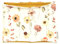 Kleine Könige Loop Schal Kinder Mädchen bis 10 Jahre · Modell Blumen Wild Flowers, camel · Ökotex 100 zertifiziert · Made in Germany