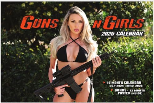 2025 Guns & Girls Deluxe Wandkalender mit gratis Poster