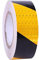 GOIEHIR 12m × 5cm Nastro Catarifrangente Adesivo, Nastro Segnaletico Giallo Nero, per la Sicurezza dei Segnali di Avvertimento