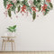astylishome Bedroom Wall Stickers Green Palm Leaf Plants Nature Leaf Tropical Plant Walls Decals Leaves Mural Decor for Living Room Classroom Office Decoration 0812