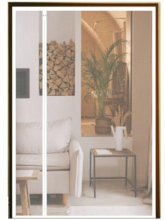 Fliegengitter TüR Magnet 90x230cm, Professionell Insektenschutz BalkontüR, Fliegengitter BalkontüR, Magnetvorhang Ohne Bohren, MüCkenschutz, GenießEn Sie Sommer Weiß