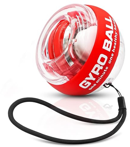 Handgelenktrainer-Ball, Auto-Start, Handgelenkstärker, Gyroskopischer Unterarm-Trainer, Gyro-Ball zur Stärkung von Armen, Fingern, Handgelenkknochen und Muskeln