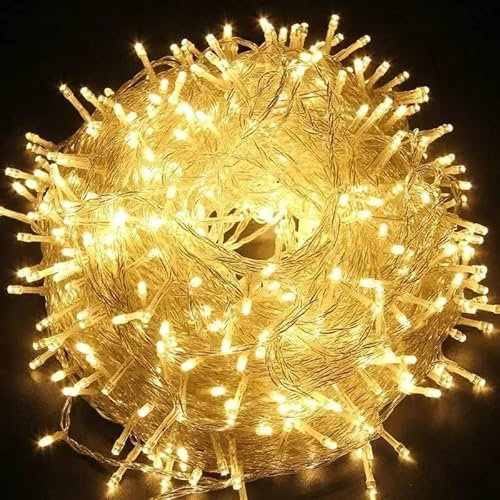 SHATCHI 1000LEDs/100m Fairy Lights Clear String Lights – Mains, Multifunction 8 Modes, Timer, Memory, Indoor/Outdoor Low Voltage Waterproof Christmas Tree Home Decorations