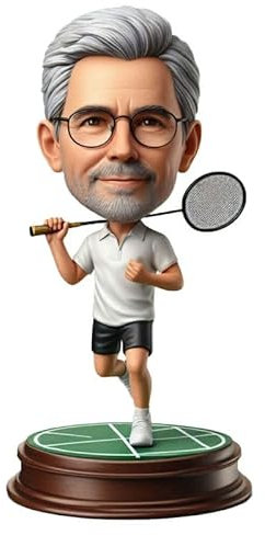 mydedor Individueller Wackelkopf, personalisierter Wackelkopf für den ganzen Kopf, handgefertigte Wackelköpfe, personalisierbar als Geschenk für Erwachsene