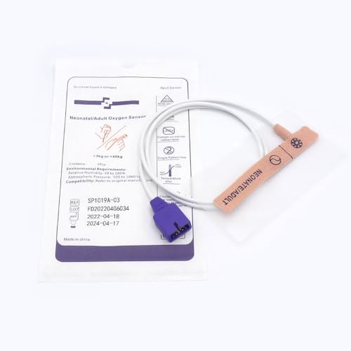 Compatible Disposable SpO2 Sensor Neonatal Adult Max-N Probe 9 Pins NE OxiMax S543-01P0 5 Pack