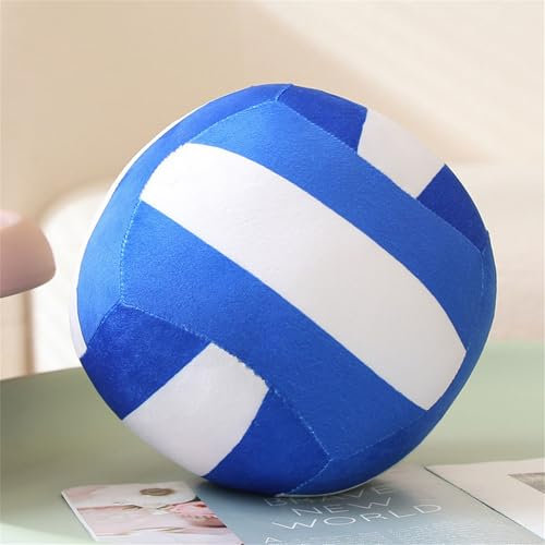 champracer Volleyball Plüschtier Volleyball, Fußball Plüschtier, Kinderspielzeug Kuscheltiere, GefüLltes Volleyballspielzeug, Kinder Kuschelkissen Volleyball Kissen für Jungen Und Mädchen (14 cm,B)