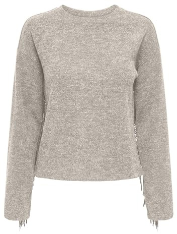 ONLY Damen Onljake Life L/S Fringe Top JRS