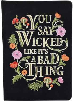 Wicked Embroidered Journal