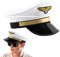 Pilot Captain Hat, Airline Cosplay Cap, Erwachsene Navy Airline-Hüte verstellbar für Männer Frauen für Halloween Kostüm Zubehör
