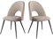 Genérico Sillas de Comedor Pack 2,Silla Skeleton Patas Metal,Sillas de Comedor Modernas para salón o Dormitorio (Gray)