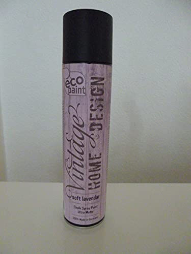 Generisch Vintage Kreide Spray Soft Lavendel 400ml Kreidefarbe Chalk Paint Shabby Chic Landhaus Stil Vintage Look