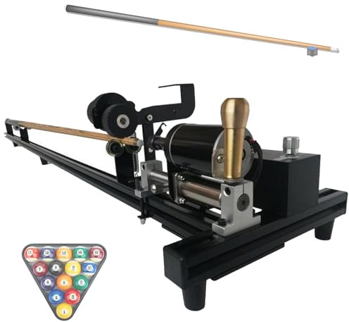 Snooker-Queue-Reparaturset, Billard-Queue-Reparaturset, 7-in-1-Multitool zur Reparatur der Queue-Spitze, zum Richten des Queues und zum Lederwechsel, einfach zu bedienen