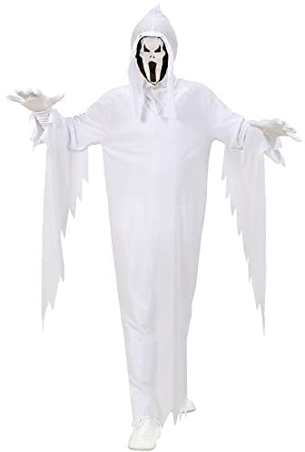 W WIDMANN MILANO Party Fashion - Kinderkostüm Gespenst | Geist und Sensenmann Look für Halloween, Karneval und Mottoparty