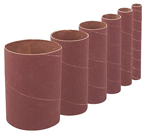 Silverline 275488 Ensemble de 6 Manchons de ponçage 114 mm Grain 80