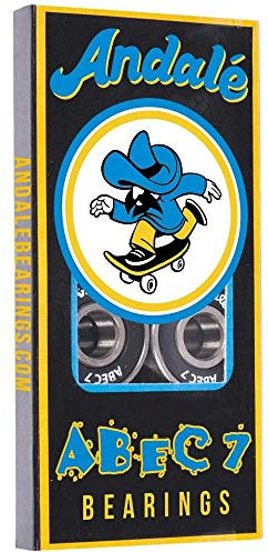 Andale andbe002 Spiel von 8 Kugellager für Skateboard, Mehrfarbig
