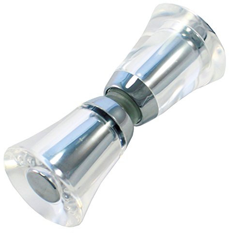 Di Vapor (R) Clear Plastic Shower Door Knob | Crystal Style Handle