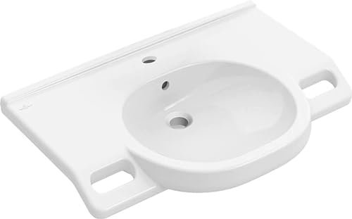 Villeroy & Boch 41208001 Waschtisch oval weiß 800 mm 550 mm 23,1 kg