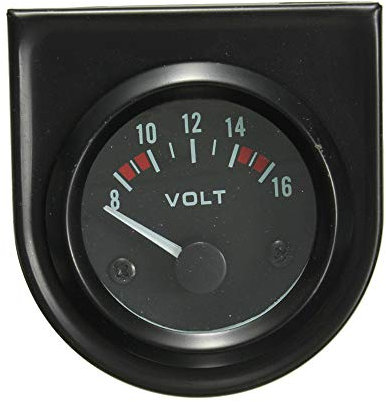 Mintice 2 52mm Licht Kfz Auto Universal Voltmeter Batteriespannung Anzeige Instrument Gauge Rauchfarbe Len Zeiger Indikator